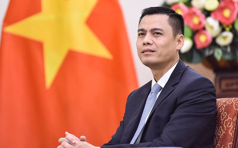 Thứ trưởng Đặng Hoàng Giang. Ảnh: Bộ Ngoại giao