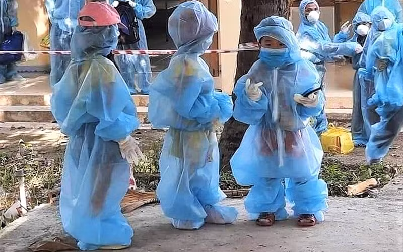 TP Hồ Chí Minh hiện có hơn 1.500 trẻ mồ côi do đại dịch Covid-19. (Ảnh minh họa)