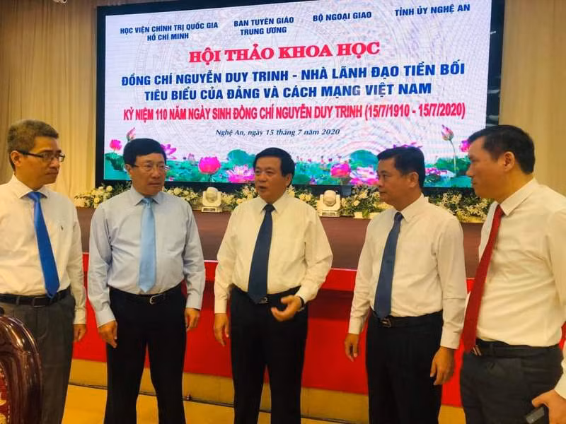 Đồng chí Nguyễn Duy Trinh - Nhà lãnh đạo tiền bối tiêu biểu của Đảng và cách mạng Việt Nam -0