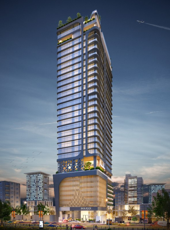 BM Windows ghi dấu ấn tại thị trường quốc tế với Rain Rock Apartment – Phnom Penh với tổng giá trị 5 triệu USD. (Ảnh phối cảnh: BM Windows) BM Windows vào tốp 27 trong ngành xây dựng theo VNR500 năm 2020 -0