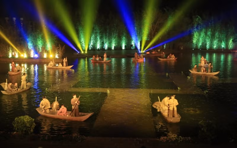 Vở diễn thực cảnh tinh hoa Bắc Bộ - một sản phẩm công nghiệp văn hóa mang đậm bản sắc văn hóa Thủ đô.