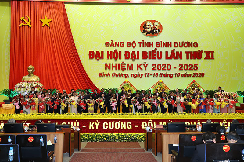 Ra mắt Ban Chấp hành Đảng bộ tỉnh Bình Dương Dương khóa 11 nhiệm kỳ 2020 - 2025. Đồng chí Trần Văn Nam tái đắc cử Bí thư Tỉnh ủy Bình Dương -0