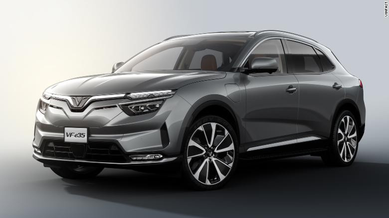 Mẫu xe điện Vinfast VF E35. VinFast ra mắt hai mẫu ô-tô điện tại Mỹ -0