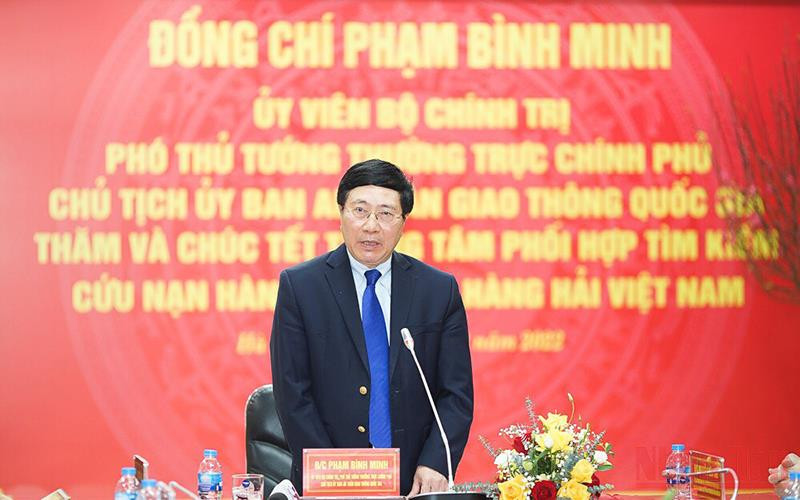 Phó Thủ tướng phát biểu ý kiến chỉ đạo tại Vietnam MRCC. Kịp thời ứng phó, cứu người bị tai nạn và gặp nạn trên biển là nhiệm vụ quan trọng và vinh quang -0