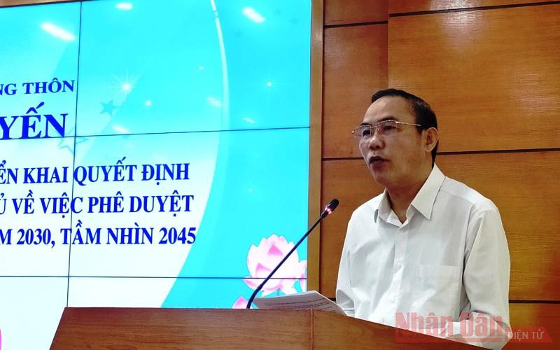 Thứ trưởng Nông nghiệp và Phát triển nông thôn Phùng Đức Tiến chỉ đạo tại Hội nghị. Tìm pháp phát triển ngành nuôi tôm -0