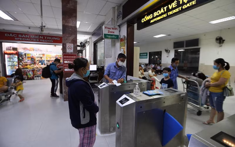 Đường sắt triển khai trả vé tàu qua mạng