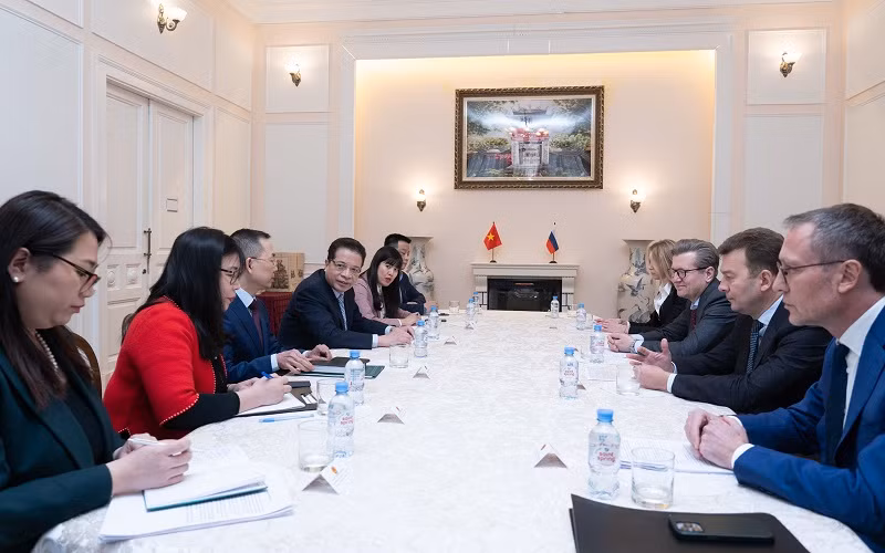 Quang cảnh cuộc gặp làm việc. Ảnh: Thanh Thể