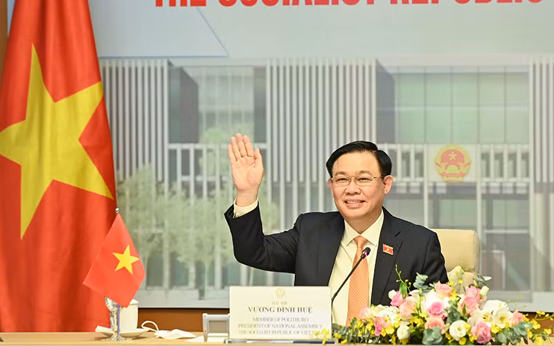 Chủ tịch Quốc hội Vương Đình Huệ.