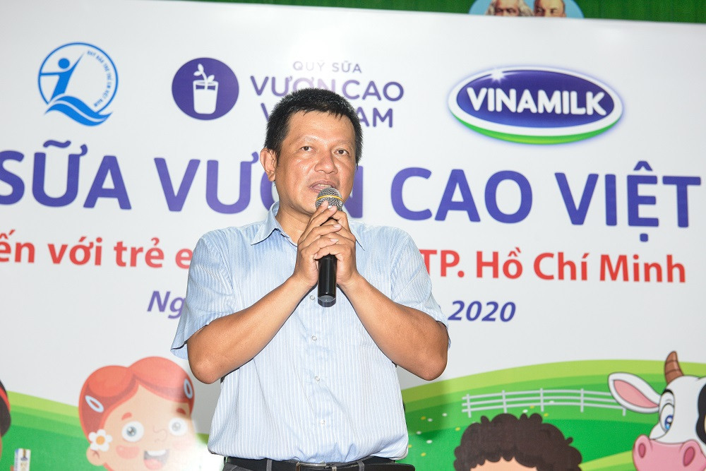Ông Chung Hùng Bang – Phó Trưởng phòng Chăm sóc Bảo vệ Trẻ em và Bình đẳng giới, Sở Lao động Thương binh và Xã hội TP Hồ Chí Minh. Quỹ sữa vươn cao Việt Nam tiếp tục hành trình kết nối yêu thương tại TP Hồ Chí Minh -0