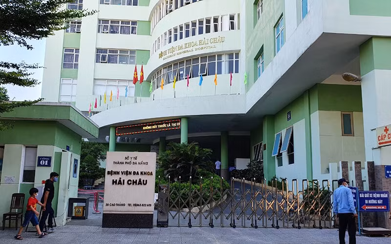 Phong tỏa Bệnh viện đa khoa Hải Châu.