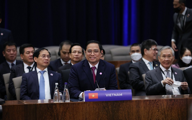 Thủ tướng Phạm Minh Chính dự Hội nghị Cấp cao đặc biệt ASEAN-Hoa Kỳ. ASEAN và Hoa Kỳ khẳng định phối hợp chặt chẽ, đóng góp duy trì hòa bình, an ninh, ổn định ở khu vực -0