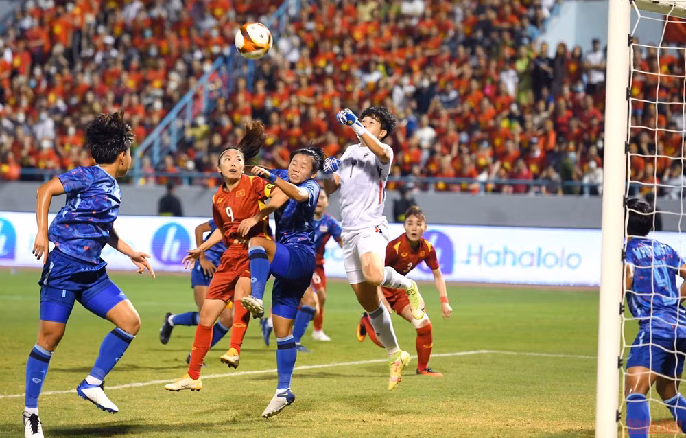 [Chung kết bóng đá nữ SEA Games 31] Việt Nam 0-0 Thái Lan (Hiệp 1): Quyết tâm bảo vệ Huy chương Vàng -0