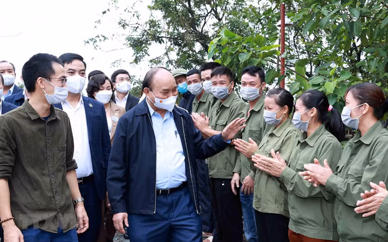 Chủ tịch nước Nguyễn Xuân Phúc thăm một số mô hình hợp tác xã tiêu biểu tại Ninh Bình -0