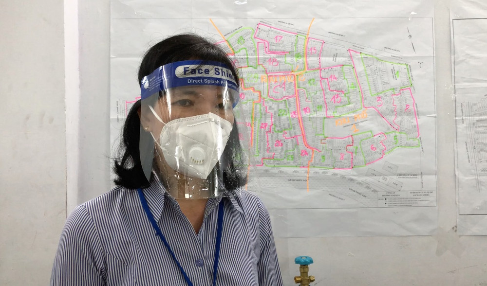 Bà Nguyễn Thị Thu Huyền – Bí thư Đảng ủy phường 12. Chăm sóc, điều trị hiệu quả F0 tại nhà -0