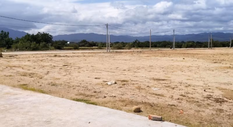 Một góc Khu tái định cư tại thôn Nhị Hà 1, xã Nhị Hà, huyện Thuận Nam (Ninh Thuận) đã hoàn thành thi công hạ tầng.