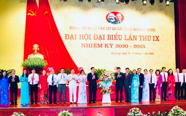 Ban chấp hành Đảng ủy Khối cơ quan tỉnh Quảng Ninh nhiệm kỳ 2020-2025. 
