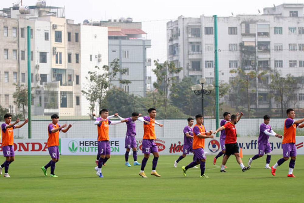 Lực lượng tập trung của U23 Việt Nam vẫn chưa hoàn thiện do lịch thi đấu giải quốc nội. (Ảnh: VFF) U23 Việt Nam hứng khởi bước vào vòng quay mới -0