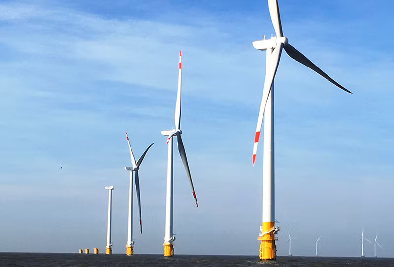 Vận hành thương mại công trình điện gió đầu tiên tại Bến Tre -0