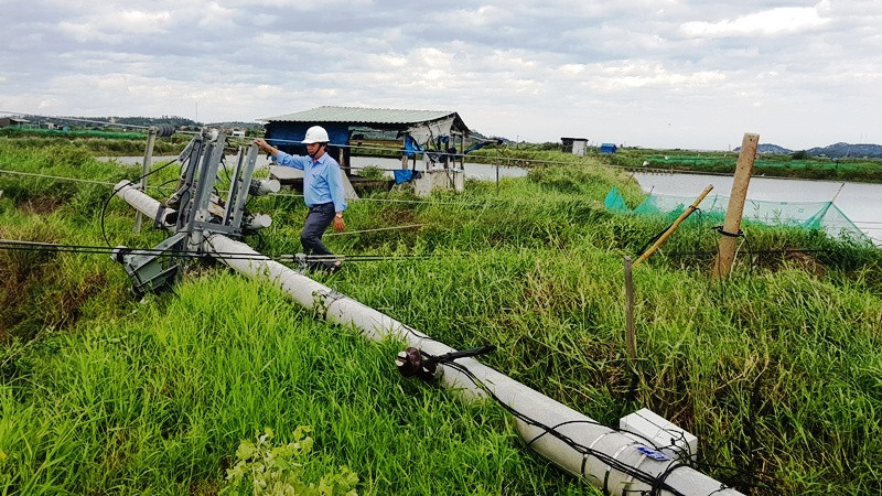 Công ty Điện lực Phú Yên tập trung khắc phục sự cố, kịp cung cấp điện, ổn định đời sống nhân dân. Các địa phương tập trung khắc phục hậu quả bão số 9 -0