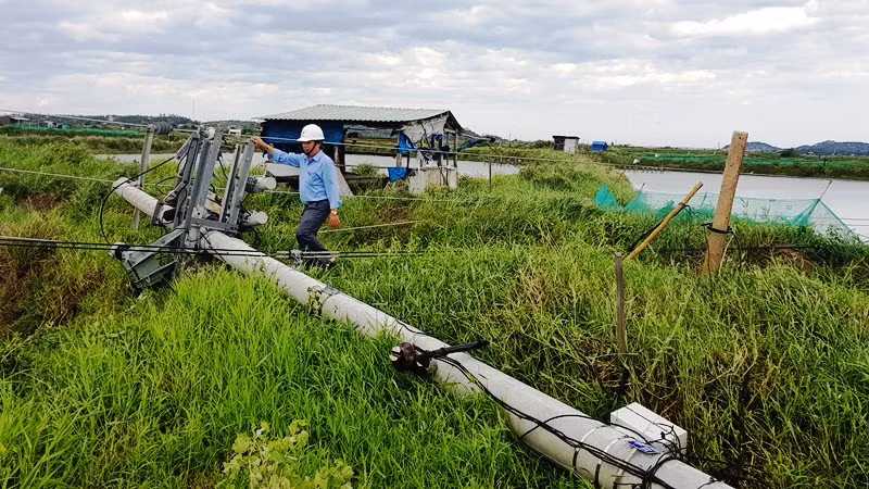 Các địa phương tập trung khắc phục hậu quả bão số 9 -0