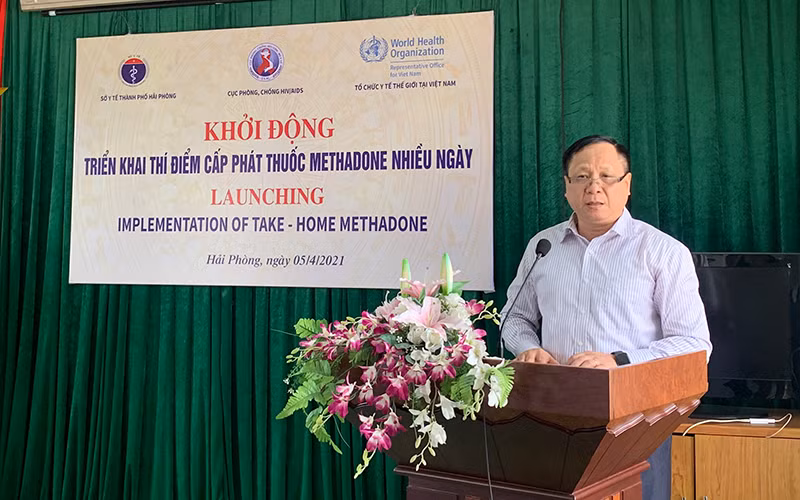 PGS, TS Phạm Đức Mạnh, Phó Cục trưởng Cục phòng, chống HIV/AIDS.