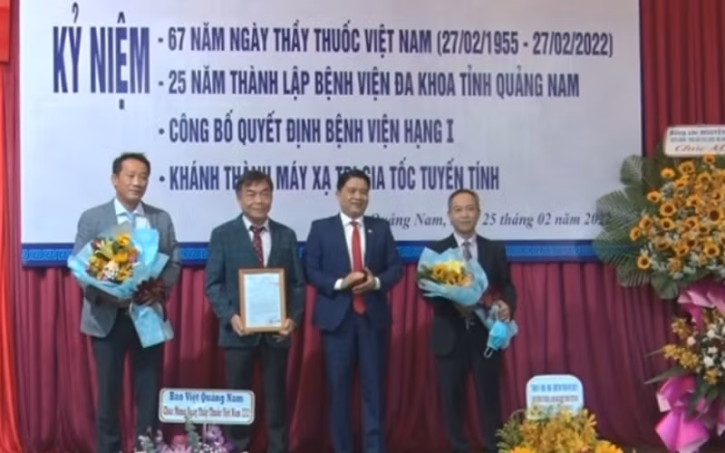 Quảng Nam đưa khu xạ trị gia tốc tuyến tính vào phục vụ người bệnh -0