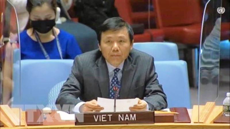 Đại sứ Đặng Đình Quý, Trưởng Phái đoàn đại diện Việt Nam tại Liên hợp quốc. (Ảnh: TTXVN) Việt Nam kêu gọi bảo đảm an toàn cho thường dân tại Afghanistan -0