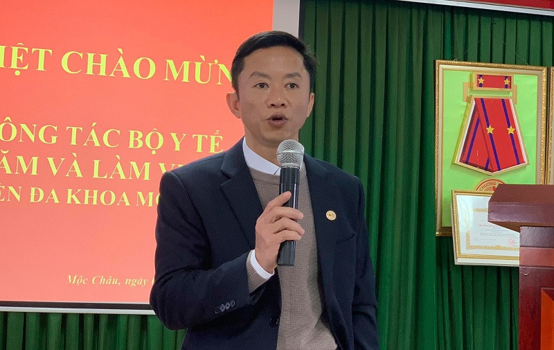 ThS, BS Vũ Giang An, Phó Giám đốc BVĐK Mộc Châu. Tạo dựng niềm tin cho người dân tại tuyến y tế cơ sở -0