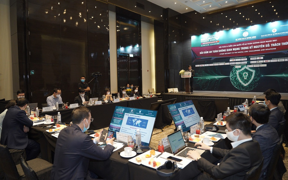 Phiên khai mạc Hội thảo và Triển lãm quốc tế về An toàn không gian mạng (Vietnam Security Summit 2021).