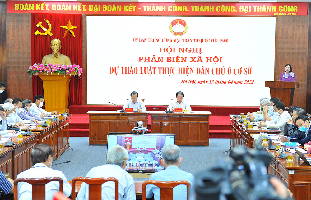 Quang cảnh Hội nghị. Ảnh: Đức Minh Bảo đảm phát huy quyền làm chủ của Nhân dân trong thực hiện dân chủ ở cơ sở -0