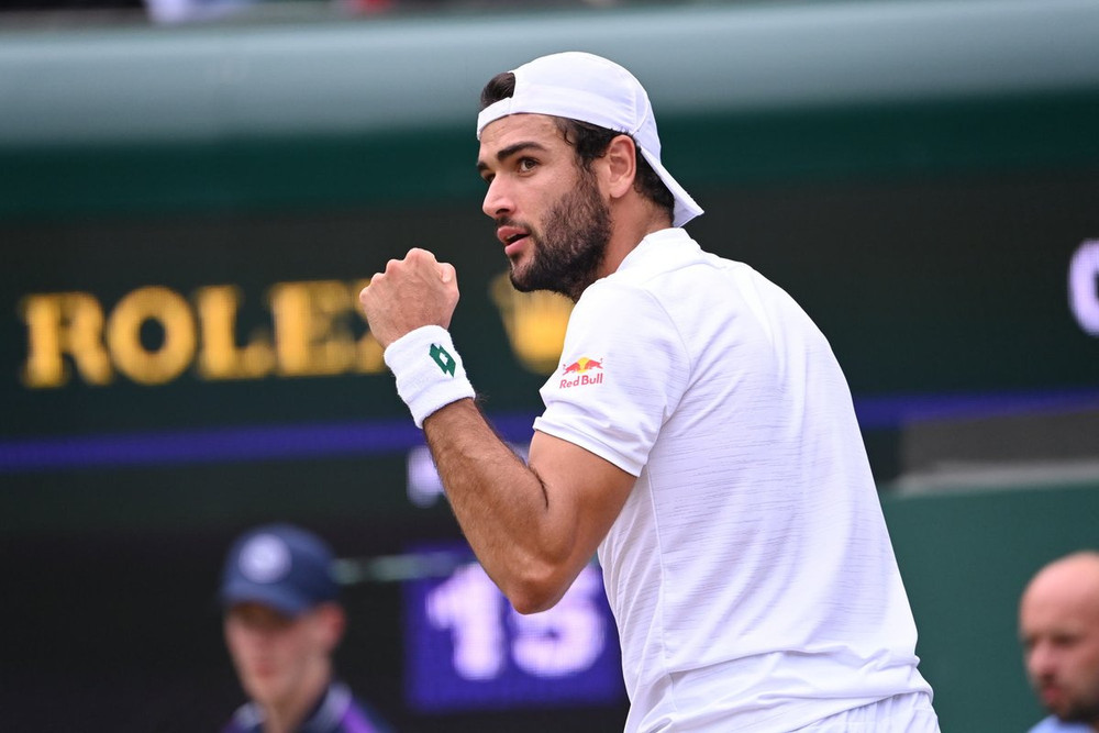 Berrettini thi đấu rất tự tin trước tay vợt số 1 thế giới. (Ảnh: Wimbledon) Djokovic lập kỷ lục giành 20 danh hiệu Grand Slam danh giá -0