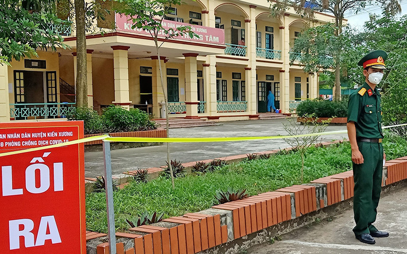 Tỉnh Thái Bình hiện có gần 800 trường hợp F0 đang được thu dung, cách ly, điều trị.