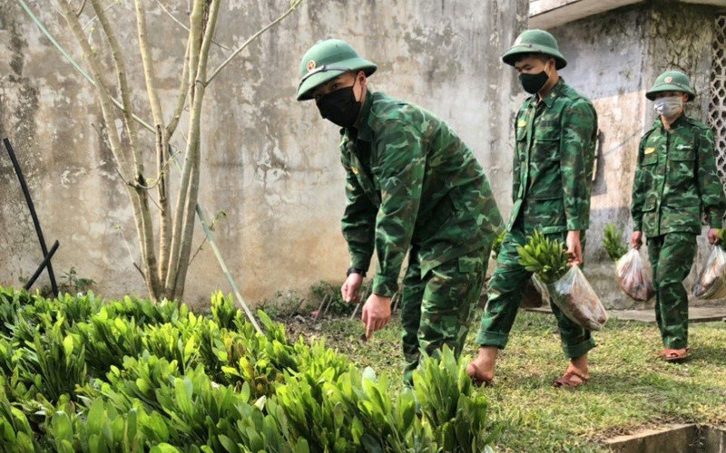 Số tiền mua cây giống được trích từ nguồn quỹ vốn tăng gia, sản xuất của đơn vị. Bộ đội biên phòng Sơn La hưởng ứng đề án trồng 1 tỷ cây xanh -0