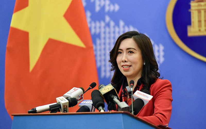 Người phát ngôn Bộ Ngoại giao Lê Thị Thu Hằng.