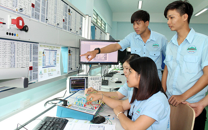 Đào tạo tại Trường Cao đẳng công nghệ quốc tế Lilama 2 (Ảnh: Lilama2).