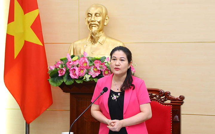 Thứ trưởng Lao động - Thương binh và Xã hội Nguyễn Thị Hà (Ảnh: Molisa) Chăm sóc, bảo vệ trẻ em tốt hơn trong đại dịch -0
