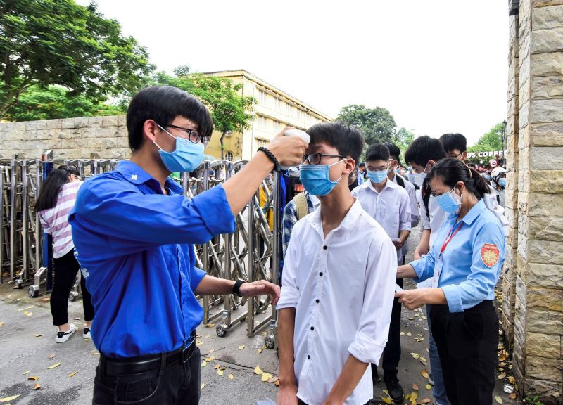 Thí sinh tham gia Bài thi đánh giá tư duy của Trường đại học Bách khoa ngày 15-8 (Ảnh: HUST)