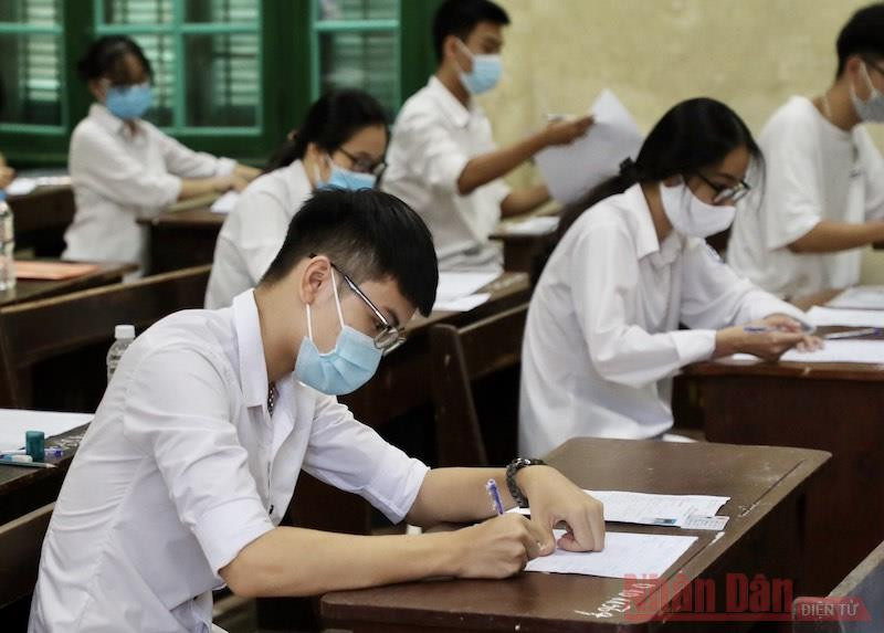 Thí sinh tại Kỳ thi tốt nghiệp THPT 2020 (Ảnh: DUY LINH)