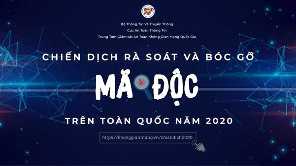 Chiến dịch “Rà soát và bóc gỡ mã độc trên toàn quốc năm 2020”