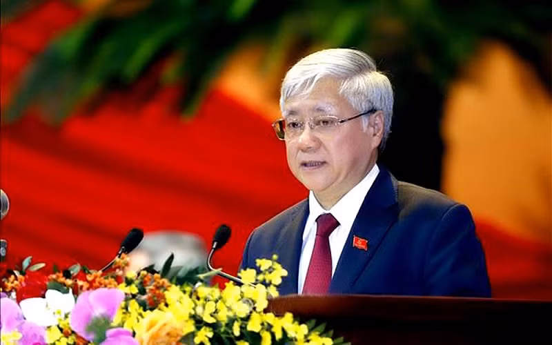 Chủ tịch Ủy ban Trung ương Mặt trận Tổ quốc Việt Nam Đỗ Văn Chiến. (Ảnh: baodantoc.vn)