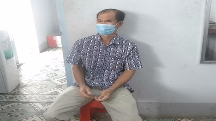 Ông Q.T.T. người đăng thông tin xuyên tạc lực lượng chức năng lên Facebook.