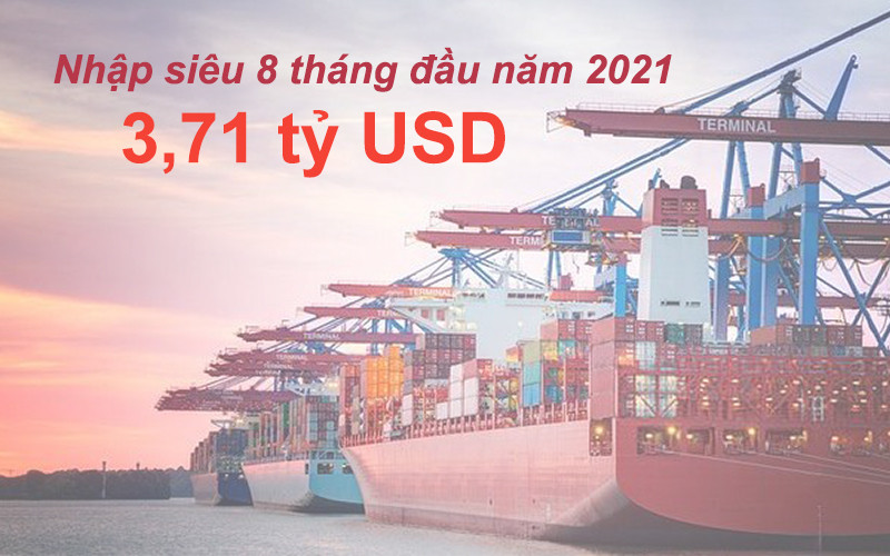 Thâm hụt thương mại hàng hóa vượt 3,7 tỷ USD