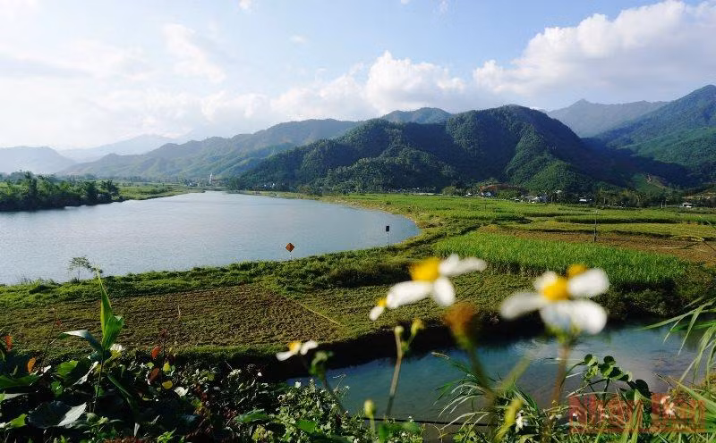 Một góc xã Hòa Bắc.