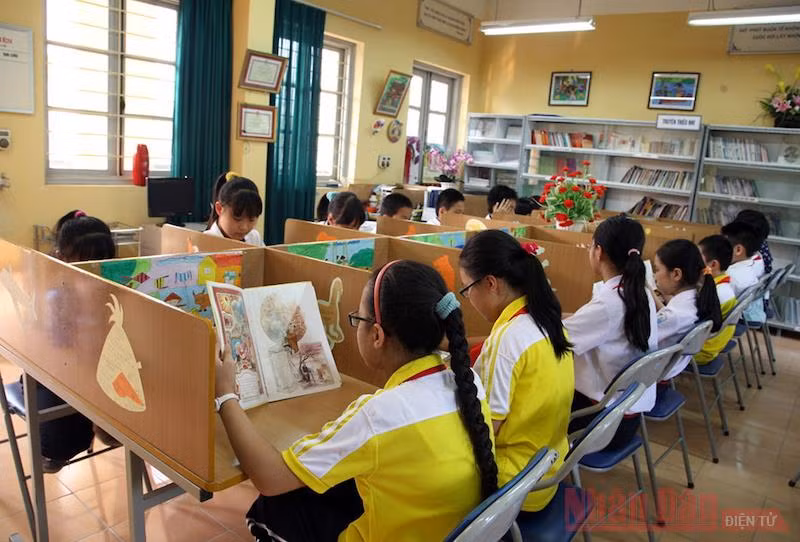 Học sinh trung học cơ sở. Ảnh: DUY LINH