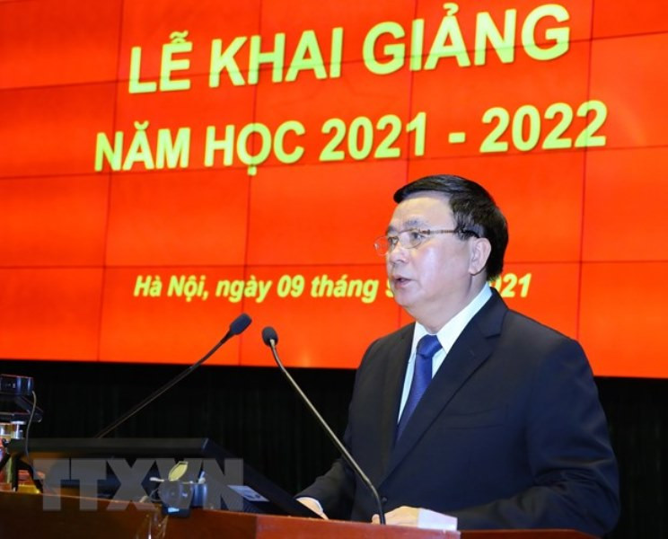 Học viện Chính trị quốc gia Hồ Chí Minh khai giảng năm học 2021-2022 ảnh 1 Học viện Chính trị quốc gia Hồ Chí Minh khai giảng năm học 2021-2022 -0