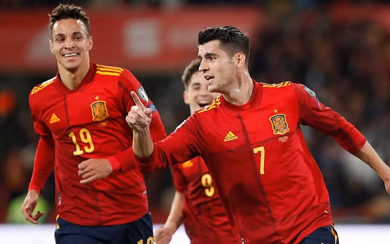 Tây Ban Nha giành vé dự World Cup 2022. (Ảnh: Marca)