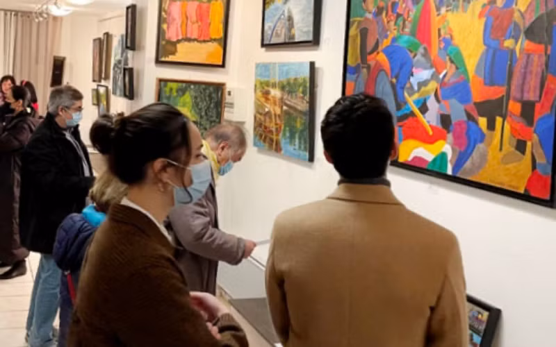 Triển lãm tranh phong cảnh Việt Nam nổi bật tại Paris -0