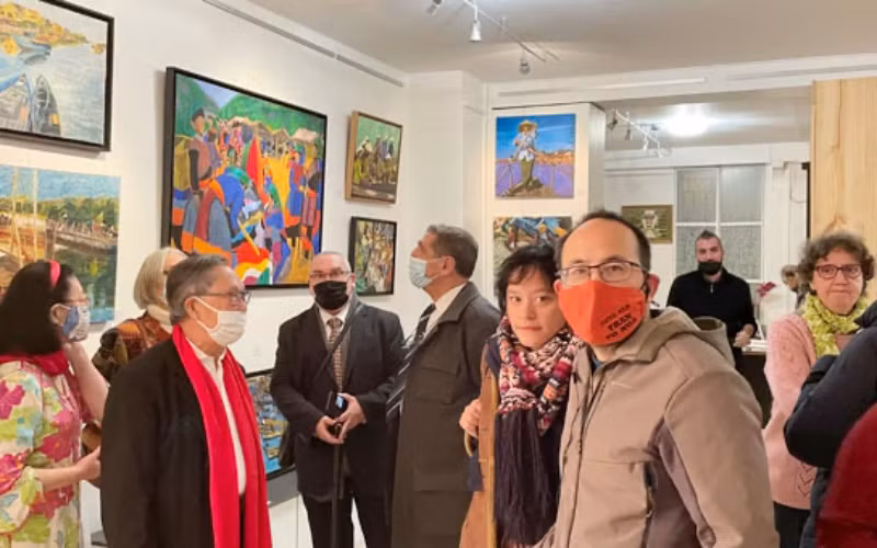 Triển lãm tranh phong cảnh Việt Nam nổi bật tại Paris -0