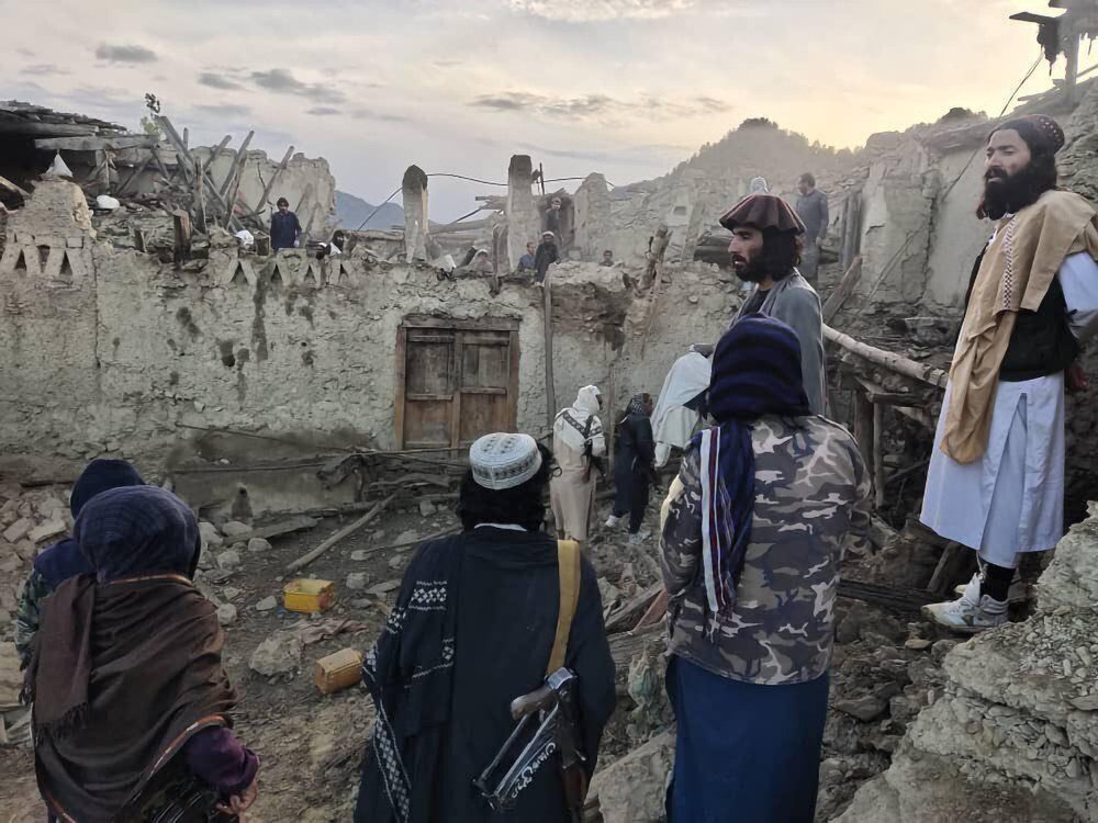 Tỉnh Paktika chịu ảnh hưởng nặng nề bởi động đất. (Ảnh: Hãng thông tấn Bakhtar) Ảnh -0