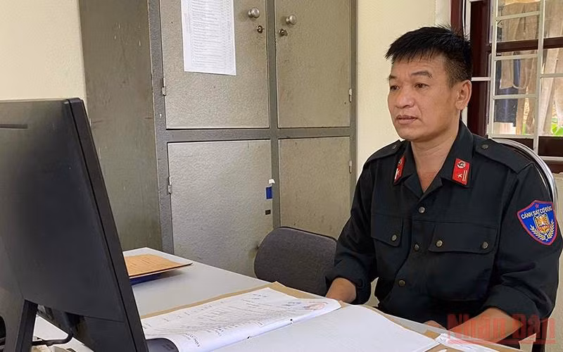 Thiếu tá Quàng Văn Nguyên.